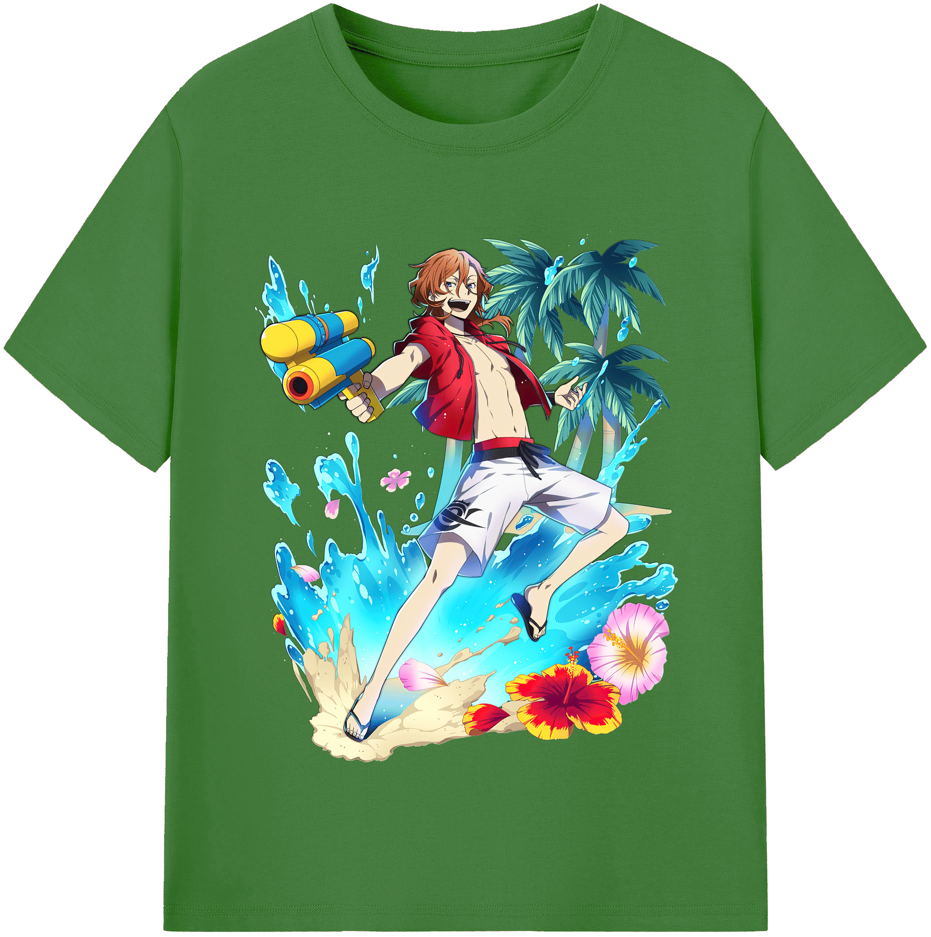 （画像用） 文豪ストレイドッグス Bungo Stray Dogs レディースカジュアルプリントTシャツ（綿100％）